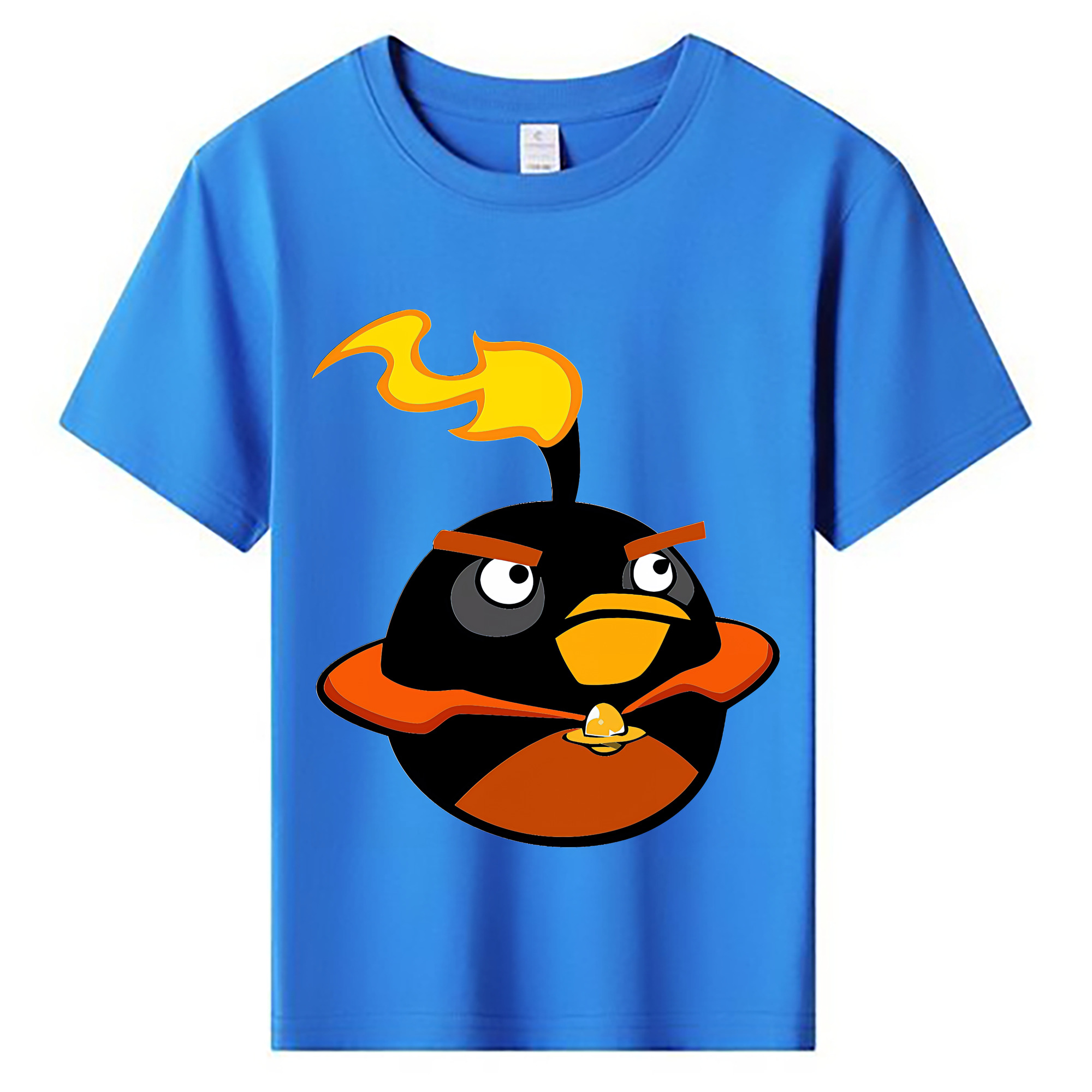 （画像用） Angry Birds アングリーバード 綿100％キッズTシャツ（フロントプリント）